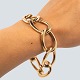 Flemming 
Kjerultt; 
Bracelet in 14k 
gold.
L. 20,5 cm. 
The bracelet 
can be opened. 
Stamped "FK 
...