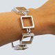 Hans Hansen 
sølv smykke.
Hans Hansen; 
Armbånd af 
sterling sølv. 
Med firkantet 
led. Ca. fra 
...