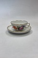 Royal 
Copenhagen Full 
Saxon Flower 
Teacup No. 1551