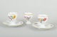 Royal 
Copenhagen
Sachsisk 
Blomst 
æggebægre, ca. 
1900.