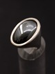 Sterling silver 
ring with 
bloodstone size 
54 item no. 
622904