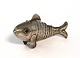 Fritz Sophus 
Albertus. 
Silver 
vinaigrette in 
the shape of a 
fish with red 
stones. Length 
8.5 cm