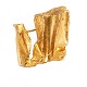 Lapponia 18kt 
gold brooch
Size: 25x22mm