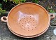 Danish earthenware colander, 19th century.