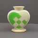 Aluminia; Green 
christmas heart 
in faience