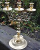 Large 
three-armed 
brass 
candlestick, 
20th century. 
Denmark.
