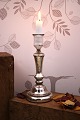 Antique French 19th century candlestick in Mercury glass ...