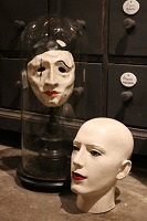 item no: Papmache hoved