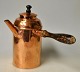 Small copper 
coffee pot, 
Copenhagen, 
19th century. 
Denmark. 
Empire. Stamped 
with Copenhagen 
...