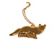 Georg Jensen 
Golden 
Christmas 
Ornament - Fox 
- without box.
Measures 
approximately 4 
...