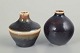Carl-Harry 
Stålhane for 
Rörstrand
Two Miniature 
Vases, mid 20th 
century.
Two 
wheel-thrown 
...