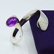 Leif Bodh Have amethyst jewelry.Leif Bodh Have; Bangle in sterling silver set with amethyst. ...