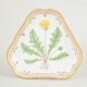 Royal Copenhagen Flora Danica triangular dish, 1970sElegant dish from the iconic Flora ...