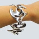 Georg Jensen jewellery.Henning Koppel for Georg Jensen;An "Amoeba" braceletof sterling ...