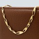 Georg Jensen; A "Zephyr" necklace made of 18k gold #1500. L. 45cm.Stamped "Georg Jensen 750 ...