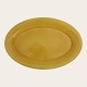 Royal Copenhagen, Aluminia, Plate, Yellow #624, 1st sorting, 33.5cm long, 22cm wide, Design ...