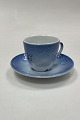 Bing and Grondahl Blue Tone Hotel with Logo Coffee Cup No. 744Logo from Brandrupdam Kro ...