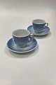 Bing and Grondahl Blue Tone Hotel Coffee Cup No. 744 - CHIPPEDMeasure: 6,5 cm / 2,56 ...