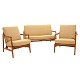 Set of sofa and two lounge chairs by Tove & Edvard Kindt ...