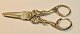 Grape scissor in silver, 20th century. Hallmark: 800 and with master marks. Decoration of bird ...