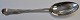 Copenhagen silversmith (18th century): Rococo silver spoon. Unclearly stamped 1786. With ...