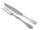 Hans Hansen Sterling silver and stainless steel, Susanne large meat carving set.Length 27.0 ...