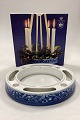 Bing and Grøndahl Advent Wreath / Candle Holder No. 9217. Decorated with Holly in white and ...