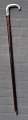 Wooden walking stick with silver handle, Sweden, 1918.