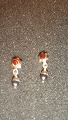 Earrings
Silver 925 S
Whit Read 
Stone and Black 
Pearl
