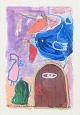 Henning Nordstrøm, mixed technique, listed Danish visual artist.Titel : Sankt Peters ...