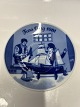Porsgrund Father's Day Plate 1981.Measures 13 cm