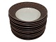 Kronjyden Umbra stoneware, soup plate.Designed by Jens Harald Quistgaard.Diameter 21.2 ...