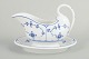 Royal Copenhagen Blue Fluted Plain, rare antique sauce boat.