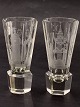 Masonic glass with many symbols