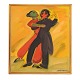 Hans Voigt Steffensen, b. 1941, oil on canvas"Tango pair". Signed and dated 2003Visible ...