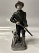 Bing & Grondahl Figurine, Hunter with gun and ...