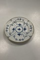 Royal Copenhagen Blue Fluted Plain with gold lunch Plate ...