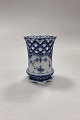 Royal Copenhagen Blue Fluted Full Lace Vase No. 1016