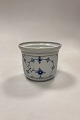 Bing and Grondahl Blue Painted Blue Fluted Flower Pot ...