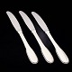 Evald Nielsen, set of three dinner knives. Model number ...