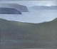 "Grey Light, Tronhjem Norway" The painting is mounted in ...