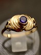 14 carat gold ring size 55 with amethyst stamped 585 item no. 633806