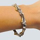 Ole Lynggaard; Bracelet in 14k white gold and gold