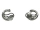 Georg Jensen sterling silver, pair of heart earclips.Designed by Regitze Overgaard.They ...