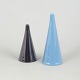 Stig Lindberg for Gustavsberg, salt and pepper set.Handmade set in glazed stoneware with ...