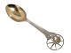 Anton Michelsen guilded sterling silver, Christmas spoon from 1942.Designed by Ib ...