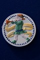 Childrens Help Day's plate 1912 in relief by Danish Aluminia