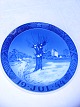 Royal 
Copenhagen 
Christmas plate 
from 1944  
"Snowcovered 
Landscape with 
Church". 
Designed by ...
