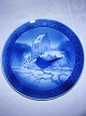 Royal 
Copenhagen 
Christmas plate 
from 1966. 
Blackbird and 
church. 
Designed by Kaj 
Lange. 1. ...