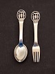 H C Andersen beautiful children's cutlery 14.5 cm. silver "The Emperor's New Clothes" item no. ...
